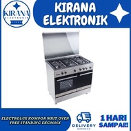 Electrolux Kompor With Oven Free Standing EKG9686X 4 TUNGKU