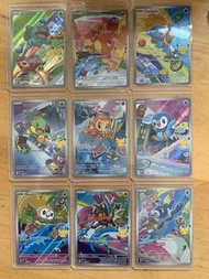 美版 全9圖 Pokemon TCG First Partner Pack Lot 寶可夢 紀念卡牌