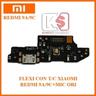 PCB FLEXIBLE KONEKTOR CAS + MIC CONECTOR BOOT BAWAH XIOMI REDMI 9A/9C