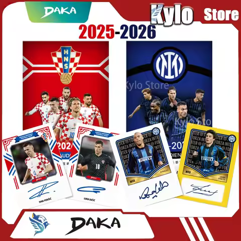 ‌2025-2026 Daka Ronaldo Messi Yamal Mbappe Roberto Baggio Football Collection Card Real Madrid Barce