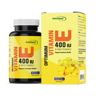 Date 12/2025. Viên uống Hotchland Optimum Vitamin E 400IU bổ sung vitamin E giúp da tóc đẹp chống lã