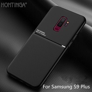 Hontinga สำหรับ Samsung Galaxy S9 S9 PLUS Case บางหนังเนื้อปลอก Samsung S9 + S9 + โทรศัพท์ Case fahion Slim Matte ป้องกันโทรศัพท์ Case Cove กันกระแทกกรณี C oque โทรศัพท์มือถือ Case