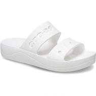 CROCS Women Baya Platform Sandal รองเท้าแตะผู้หญิง CROCS สินค้าพร้อมจัดส่งจากไทย อัปเปอร์แบบสองสายเพื่อเสริมความสบาย