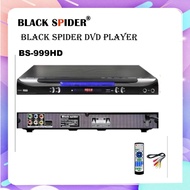 Black Spider BS-999HD HDMI/AV DVD Player with HDMI, MP3, MPEG4, Mic input & Key control
