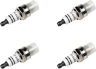 HQRP 4-Pack Spark Plug Compatible with Bosch WS7F, WSR5F, 7547/WSR6F, WS5F, WS6F, Champion RC/CJ6Y,