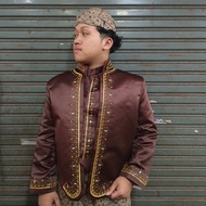 Beskap Solo Manten Mahogani Mahogany Beskap/