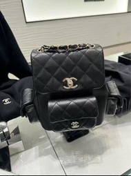 全球代購🌍CHANEL 黑色荔枝皮坦克包大號 芯片款 大號容量超大 超Q超百搭 (支持7間銀行免息分期）