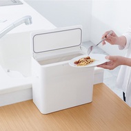 日本like-it 桌上型按壓式密封防臭垃圾桶 9.5L