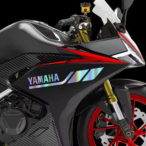 Vinyl Yamaha Sticker Emblem Logo Motorcycle Tank Helmet Letter Decal Yzf R1 R3 R6 Mt07 Mt09 Tmax Xma