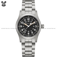 HAMILTON H69439131 Men's Watch Khaki Field Mechanical 24-hours 38mm SS Bracelet Black *Original