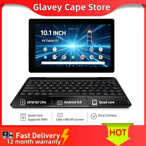 10.1 INCH 2GB RAM 32GB ROM V9 Tablet PC MT8167 CPU Android 9.0 Quad-core Supports WIFI 1280 x 800 IP