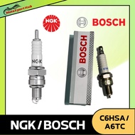 NGK Spark Plug C6HSA Bosch A6TC Spark Plug EX5/Ex5-Dream/Wave100/Gt128/Srl110/Kriss/GBOJ/C70/Demak