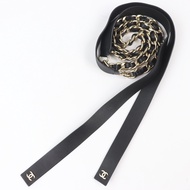 香奈兒 (CHANEL) B20C Coco Mark 皮革RIBON腰帶，黑色，金色五金，S 碼，附盒子和防塵袋，意大利製造，女士款，成色極佳。