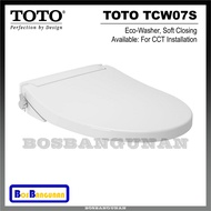 TOTO TCW07S Eco Washer Closet Cover TOTO TCW 07 S Ecowasher TOTO Eco Washer Closet Cover/ Bidet Spra
