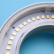 48 LED Industrial Microscope Camera Light Source Ring Lamp Light Illuminator Lamp Adjustable Brightn
