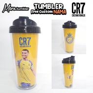 Tumbler AL NASSR CR7 RONALDO RONALDO drinking bottle/ - AL NASSR type P/