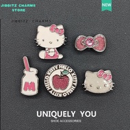 NEW HELLO KITTY Jibbitz Metal Series shoe charms Jibbitz Accessories for Croc shoes HIGH QUALITY