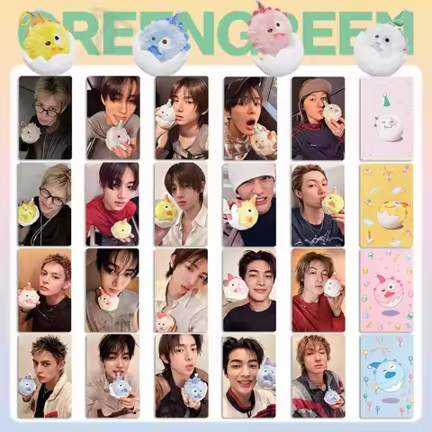 2027 NEW CORTIS group GREEN playextended album BALL Baby Pink Blue Yellow Little Card LOMO card phot