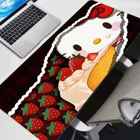 Hello Kitty XXL Mouse Pad Anime Gamer Computer Mousepad Gaming Accessories Tablet Varmilo Keyboard d