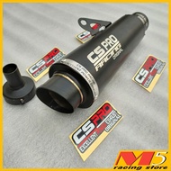 JAMINAN ORIGINAL knalpot racing original CS PRO slincer only inlet 50mm universal not proliner tr1 o