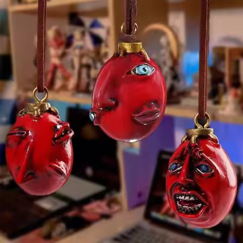 New Berserk Behelit Griffith Egg of King Necklace Cosplay The Golden Age Arc Pendant Necklace KeyCha