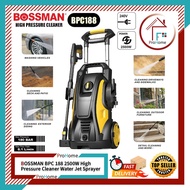 BOSSMAN BPC188 180Bar 2500W Heavy Duty High Pressure Cleaner Water Jet Sprayer/ Mesin Pam Jenama BOSSMAN- Tahan Lasak