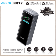 Anker Prime 12000 mAh PowerBank 2-Port Portable Charger 130W Output Smart Digital Display Compatible