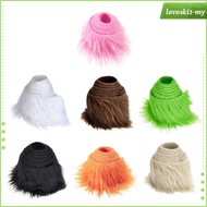 [LovoskibcMY] Faux  Artificial   Toy Handcrafts Shaggy  Cuts for Patches Craft Gnomes Beard Hair Cos