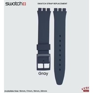 Swatch Watch Strap Swatch Watch Strap Soft Rubber Silicone Strap Size 17MM 19MM Swatch Watch Strap