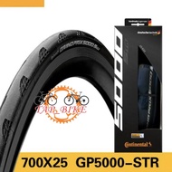 Continental GP5000S TR Black Outer Tire - Roadbike Tire 700x25C