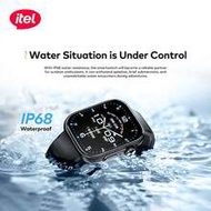 ISW-023 Smart Watch, 2.02" HD Display, Scratch-Resistant Crystal Screen, IP68 Waterproof And Dustpro