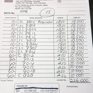 PAKET BUKA TOKO BARU PART / KOMPONEN ELEKTRONIK 23 NOTA / 500 ITEM