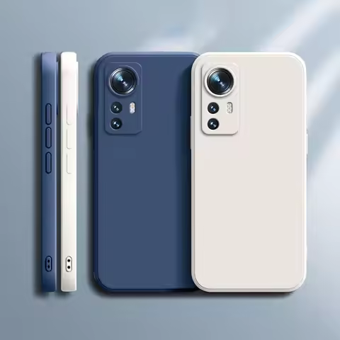 Luxury Cover for Xiaomi Redmi Note 12s 4G Ultra Soft Square Liquid Silicone Fundas Redmi Note12s Not
