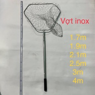 [ Stainless steel fish racket ] Stainless steel fish racket in many sizes with triangle rim 50cm - V