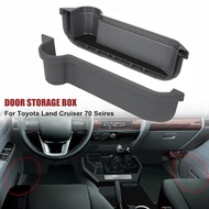 domain-Gray Door Pockets Storage Box Cup Holder for Land Cruiser 70 Seires LC70 LC71 LC75 LC76 LC77 