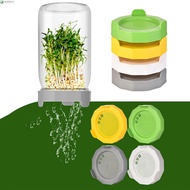 NEEDWAY 4pcs Mason Jar Sprouting Lid, Plastic Mesh Bean Seed Sprout Lid, Practical PP 86MM Sprout Co