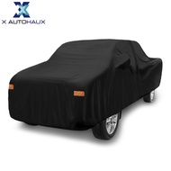 X AUTOHAUX Pickup Truck Car Cover for Toyota Tacoma Double Cab 4DR 5.0 ft Bed 2005-2021 Sun Rain Dus