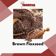 ORGANIC Golden Flaxseeds 250G 100G / Brown Flaxseeds / Flaxmeal Powder / Serbuk Flaxseed