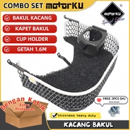 Combo Set MOTORKU Bakul Raga Kacang With Carpet+Getah+Cup Holder Modenas Z15GT Yamaha Y15 Y16ZR LC13