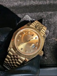 Bapex Type 6 施華洛世奇水鑽 金錶 男士腕錶 勞力士 Datejust  日誌 猿力士 猿人