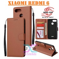 BOOK COVER hp FOR XIAOMI REDMI 6 FLIP WALLET/ FOR XIAOMI REDMI 6 LEATHER CASE FLIP FOR XIAOMI REDMI 