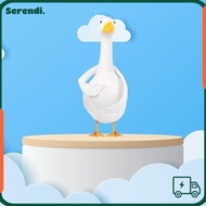 SERENDI Poseable Goose Wings, Easy Installation Creative Lawn Goose Outfit,  Flat Edge White Wings G