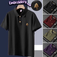 Embroidery Polo Shirt Men Oversize Plian Polo T Shirt Men Collar Casual Polo Shirt for Man Classic P