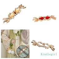 KING 5Pcs Metal Chinese Knots Frog Buttons Cheongsam Buttons Fish Knots Buttons
