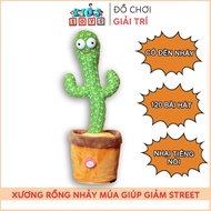 Cây Xương Rồng Vui Nhộn 120 Bài Hát dùng pin Có Đèn Biết Nhái Giọng - Cây Xương Rồng Nhảy Múa Nhại T