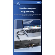 USB to Optical Audio Adapter USB A to Fiber Optic Audio SPDIF Port Connection Audio Converter Cable 