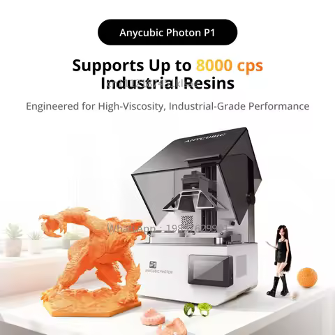 2026 NEW ANYCUBIC Photon P1 MSLA 3D Printer 10.1 Inch 14K Monochrome LCD 223x126x230mm 3.0 LightTurb