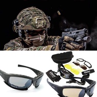 JY 4 ชุดเลนส์แว่นตาทหารทหารแว่นตากันแดดผู้ชายกีฬากลางแจ้งสงครามเกม Tactic