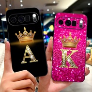 For Google Pixel 10 Pro Case GEHN3 G4QUR Cover Luxury Crown Letters Soft Silicone TPU Casing For Goo