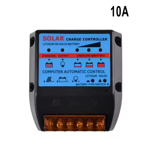 1pc Solar Controller Solar Photovoltaic Charge Controller/PWM 12V Solar Panel Battery Controller Blu